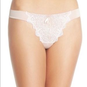 FREE PEOPLE -NWT Make Your Point Embroidered Thong